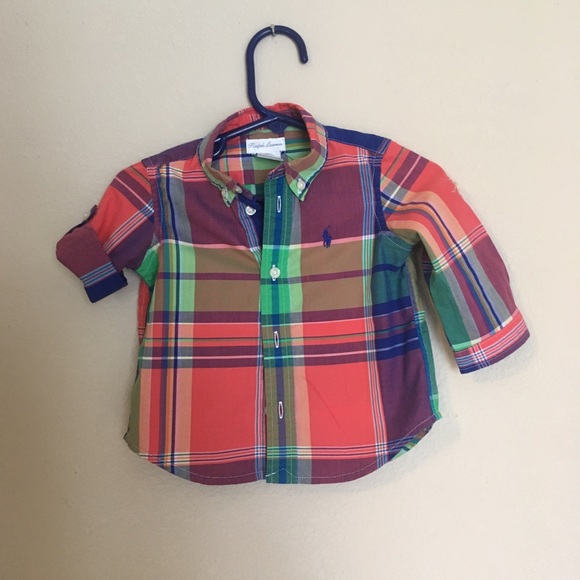 Ralph Lauren baby boy long sleeve shirt - Picture 1 of 6